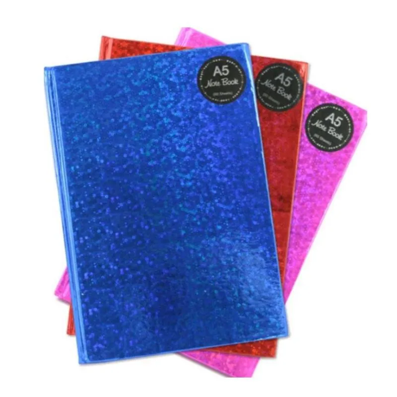 A5 Holographic 120 Page Hardback Book - Case Of 12
