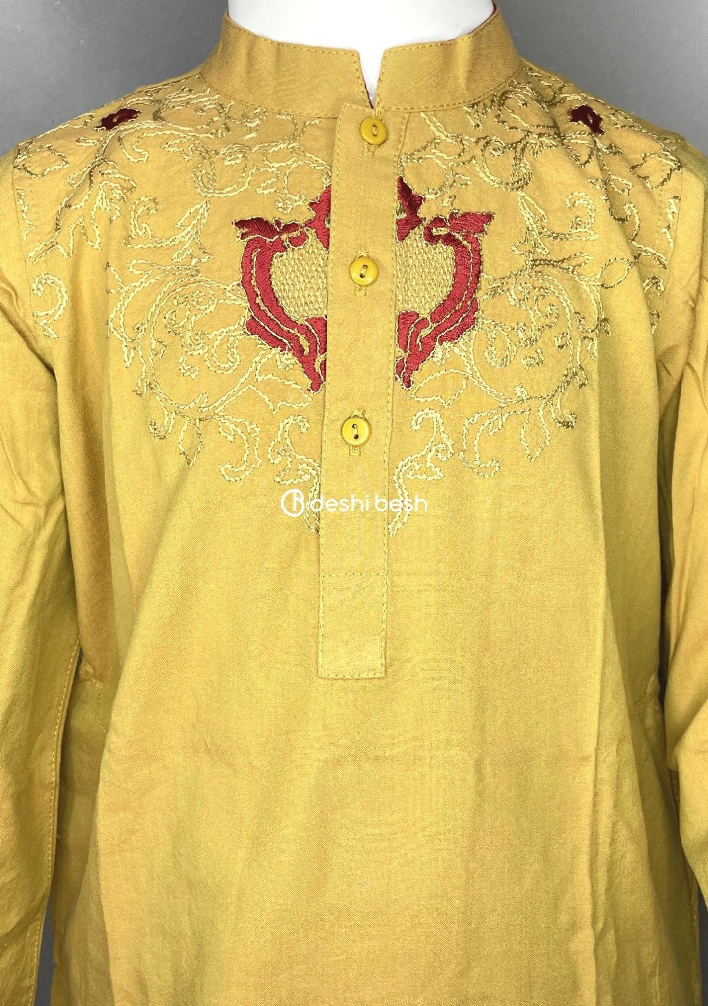Aarong Embroidered Cotton Punjabi