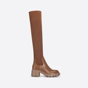binfenxie- Women British Style Block Boots