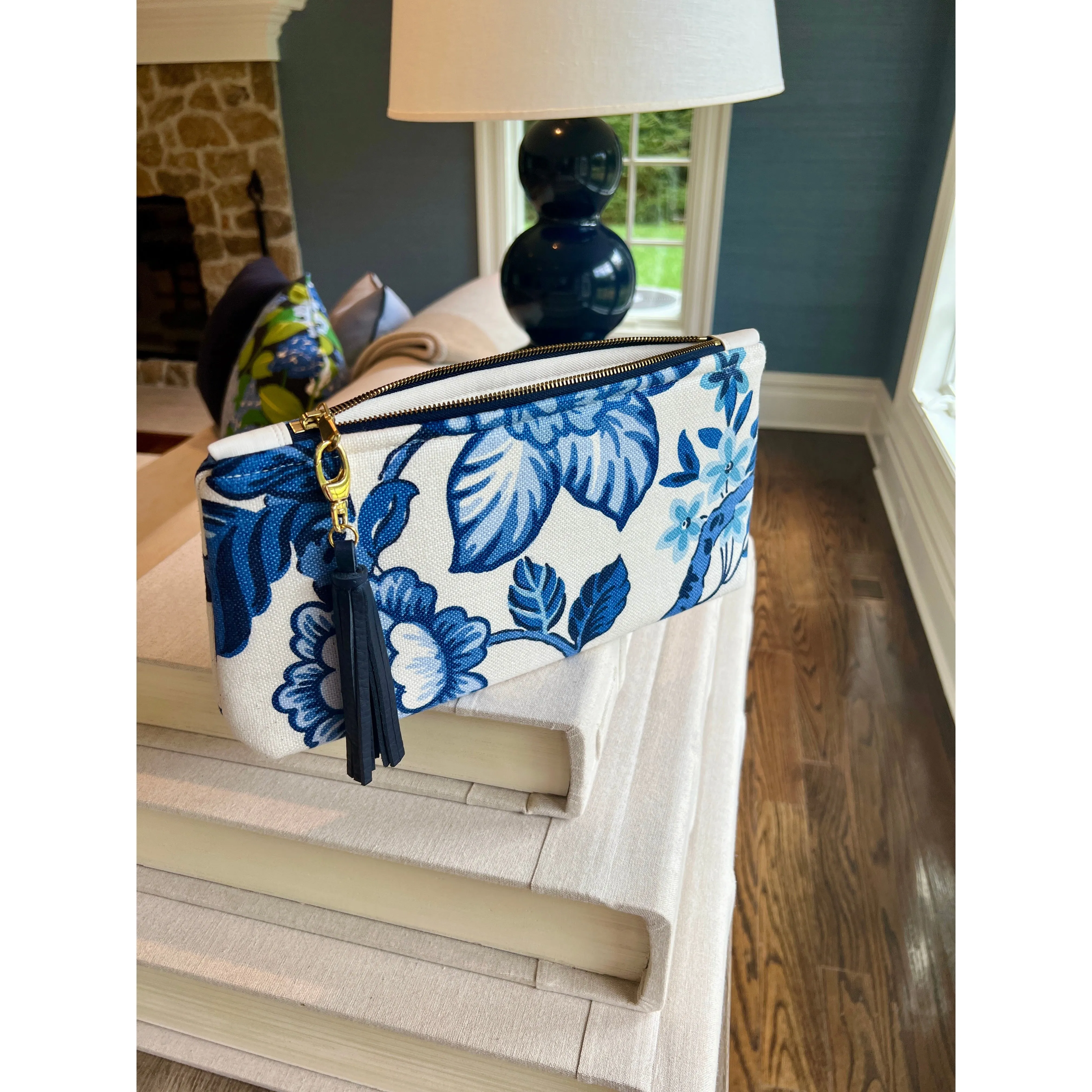 Blue Blossom Clutch