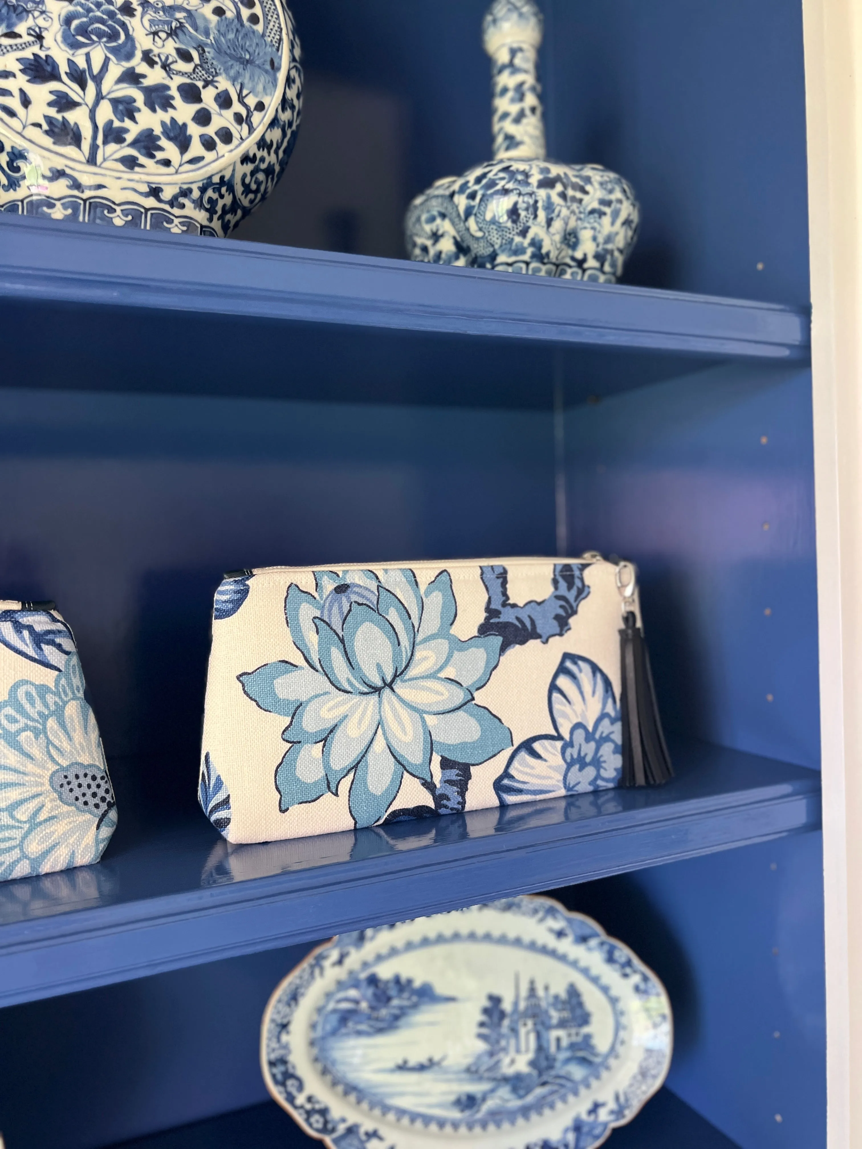 Blue Blossom Clutch