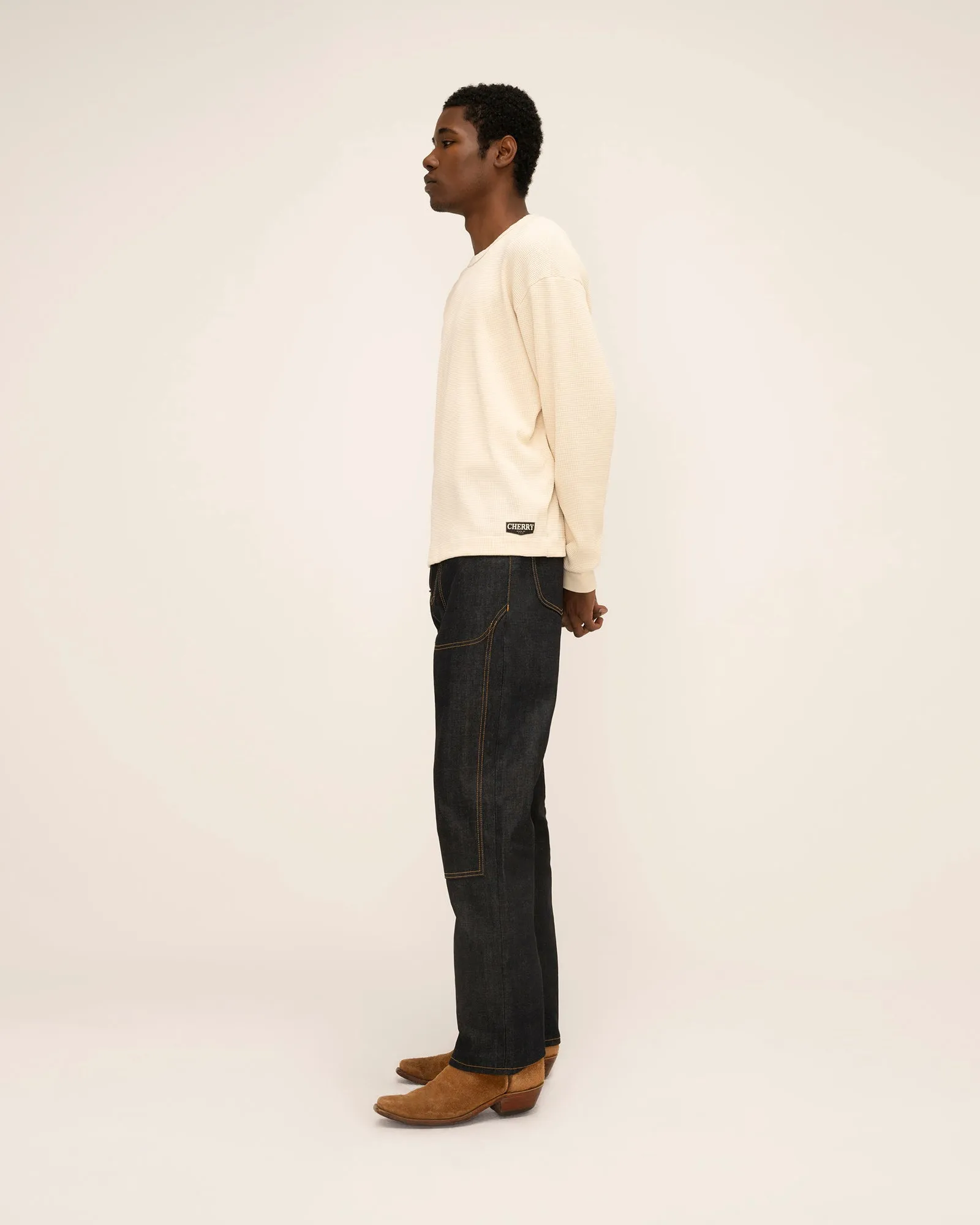 Boxy Thermal Long Sleeve (Natural)