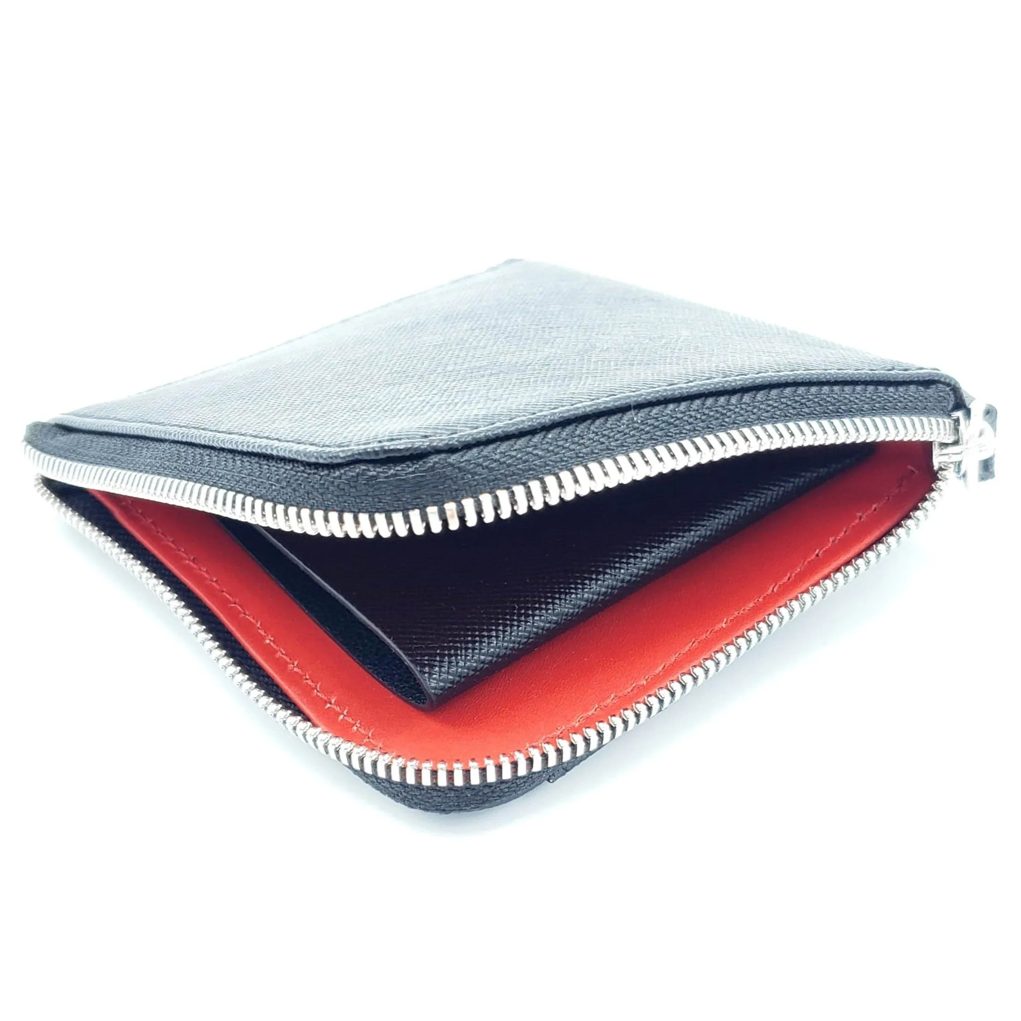 Cardholder Wallet Bicolor Safiano