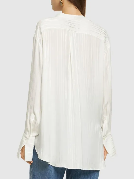 Chloé   Silk blend long sleeve shirt 