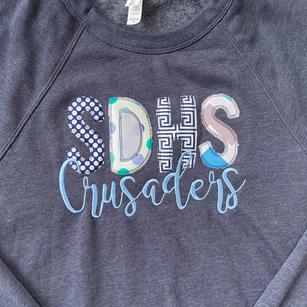 Embroidered Applique Sweatshirt
