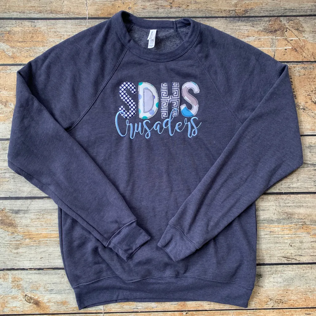 Embroidered Applique Sweatshirt