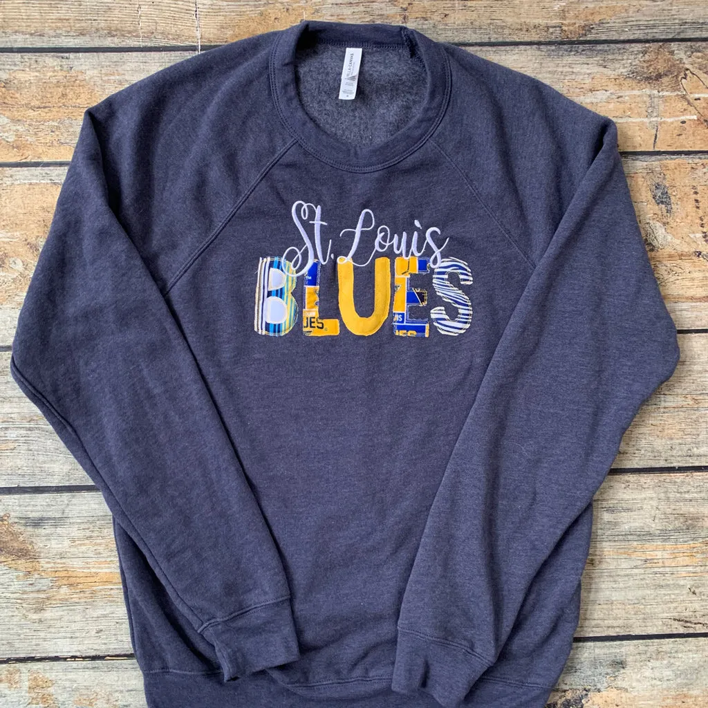 Embroidered Applique Sweatshirt