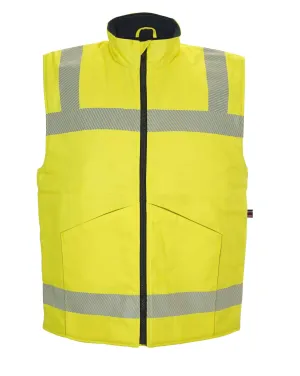 FR Winter Insulated Safety Vest Zip Closure Class 2 CAT3