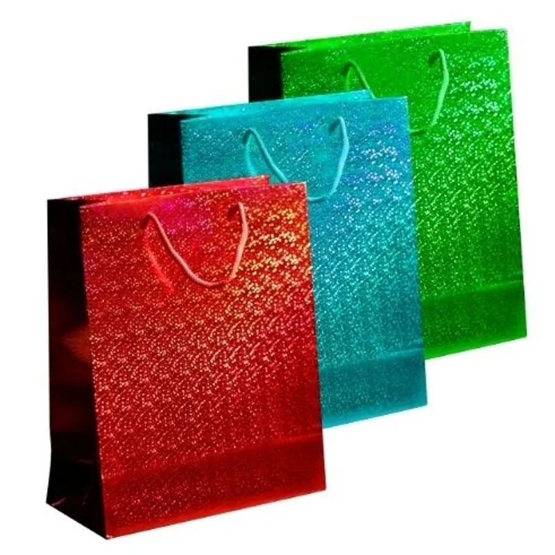 Holographic Gift Bag Medium - Case of 12