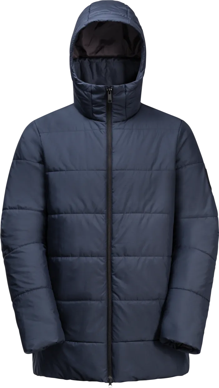 Jack Wolfskin Men&#x27;s Deutzer Long Jacket Night Blue | Buy Jack Wolfskin Men&#x27;s Deutzer Long Jacket Night Blue here | Outnorth