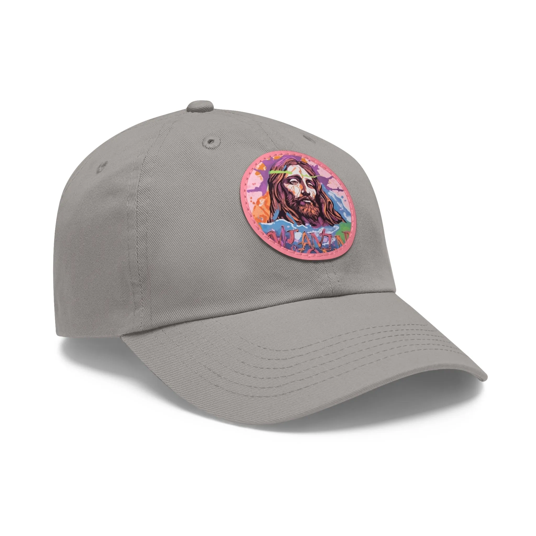 Jesu Christ Dad Hat Leather Patch V2