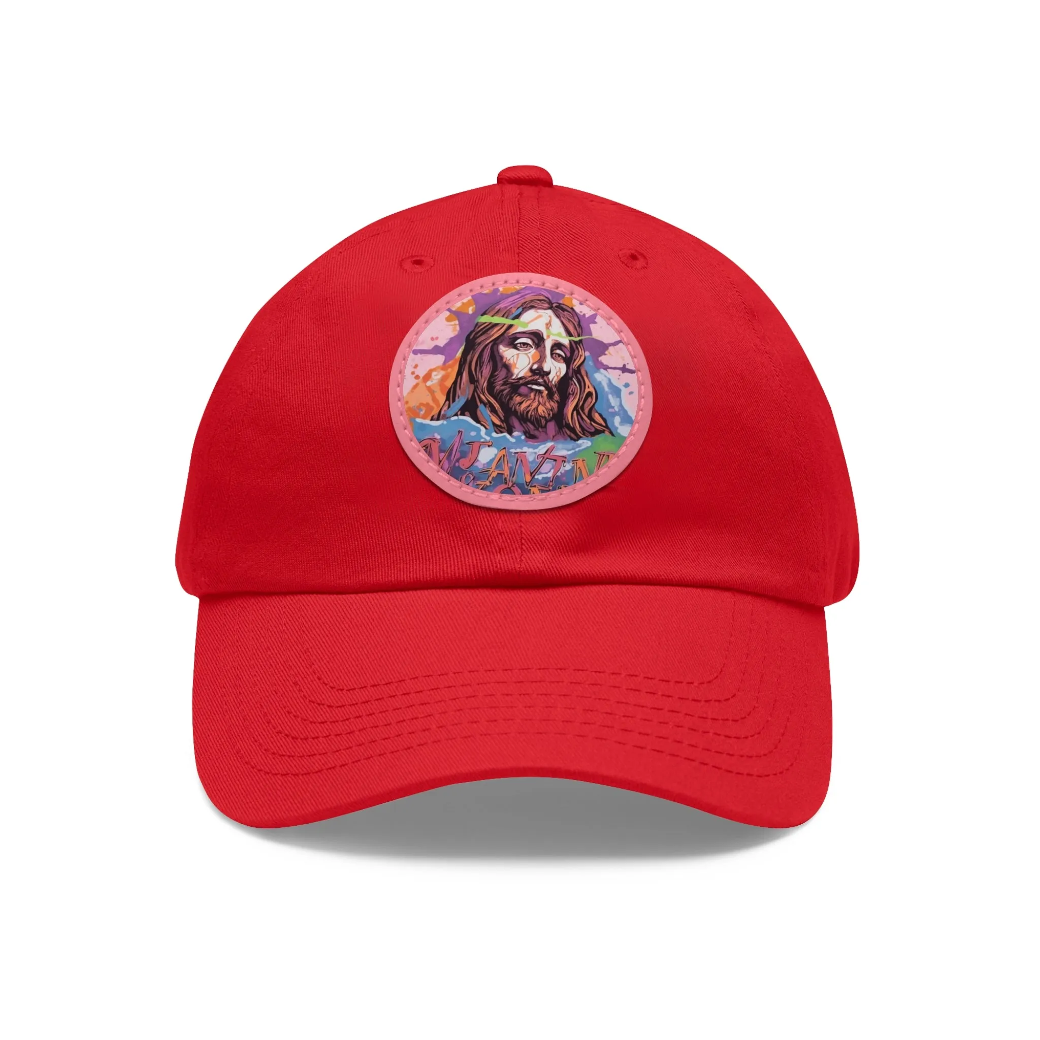 Jesu Christ Dad Hat Leather Patch V2