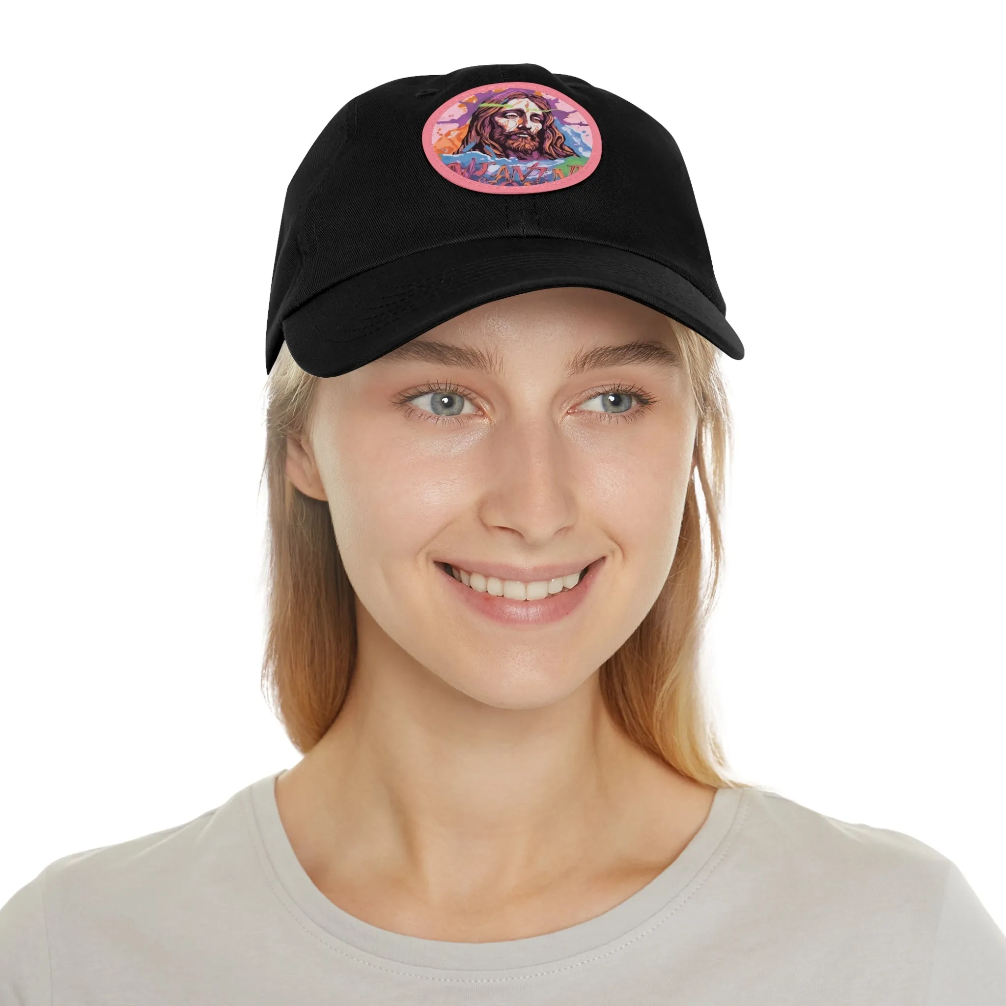 Jesu Christ Dad Hat Leather Patch V2