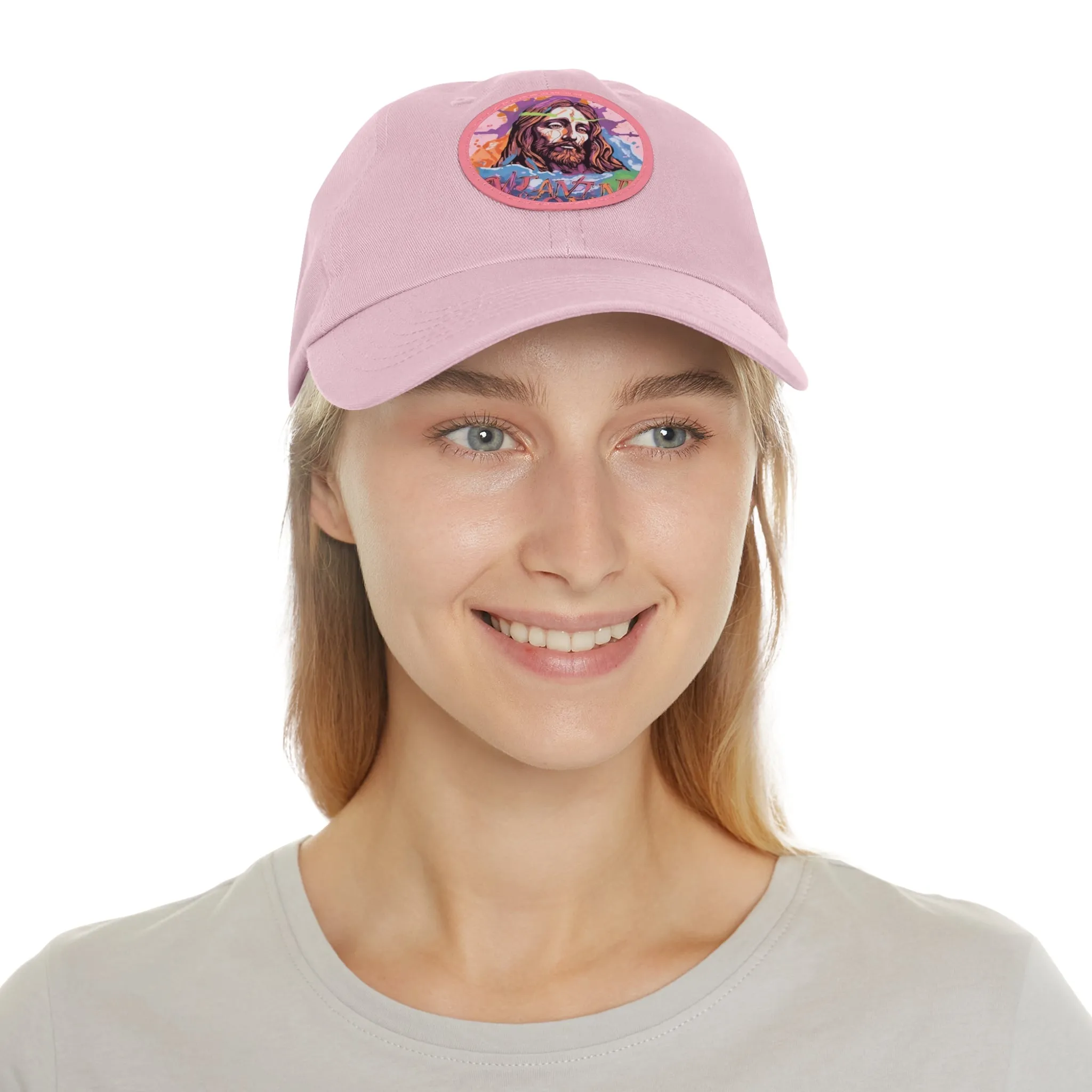 Jesu Christ Dad Hat Leather Patch V2