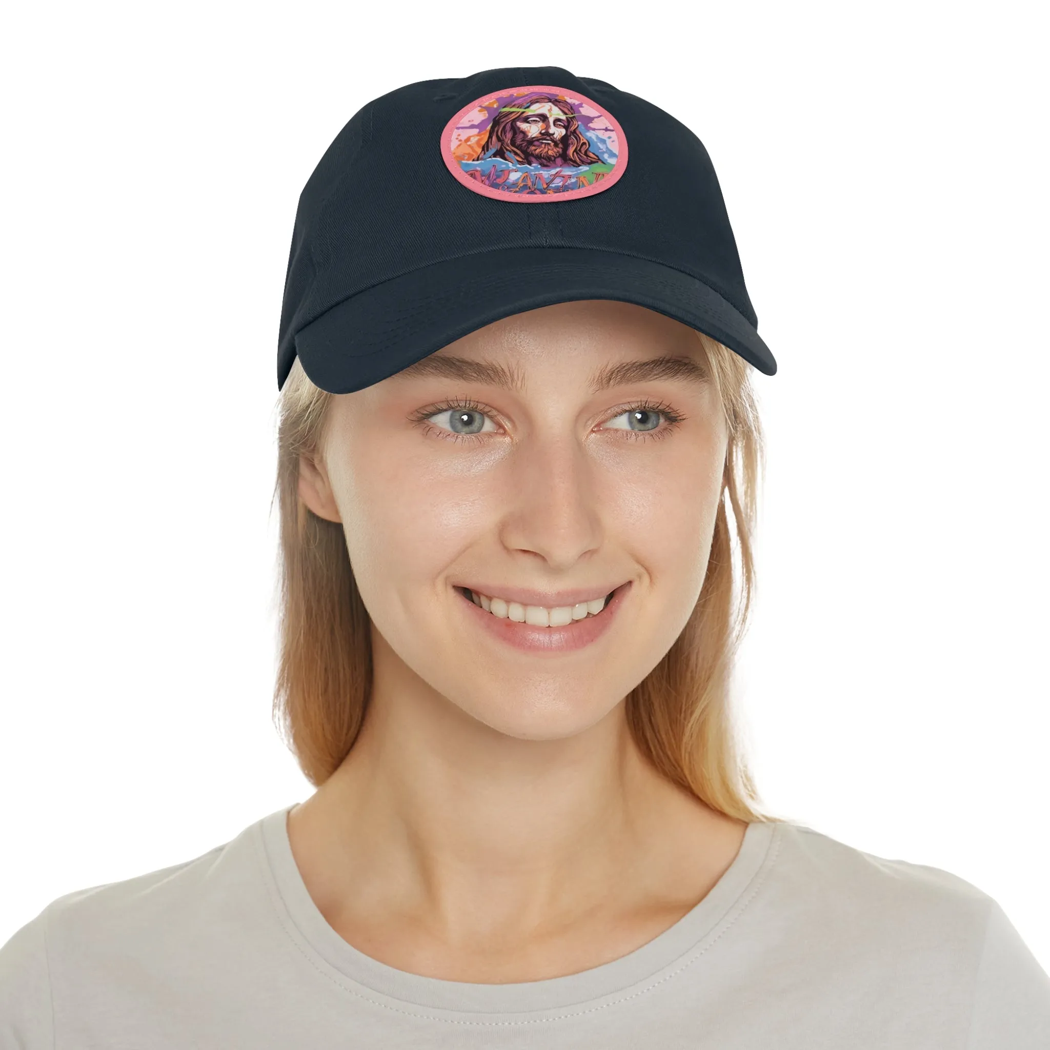 Jesu Christ Dad Hat Leather Patch V2