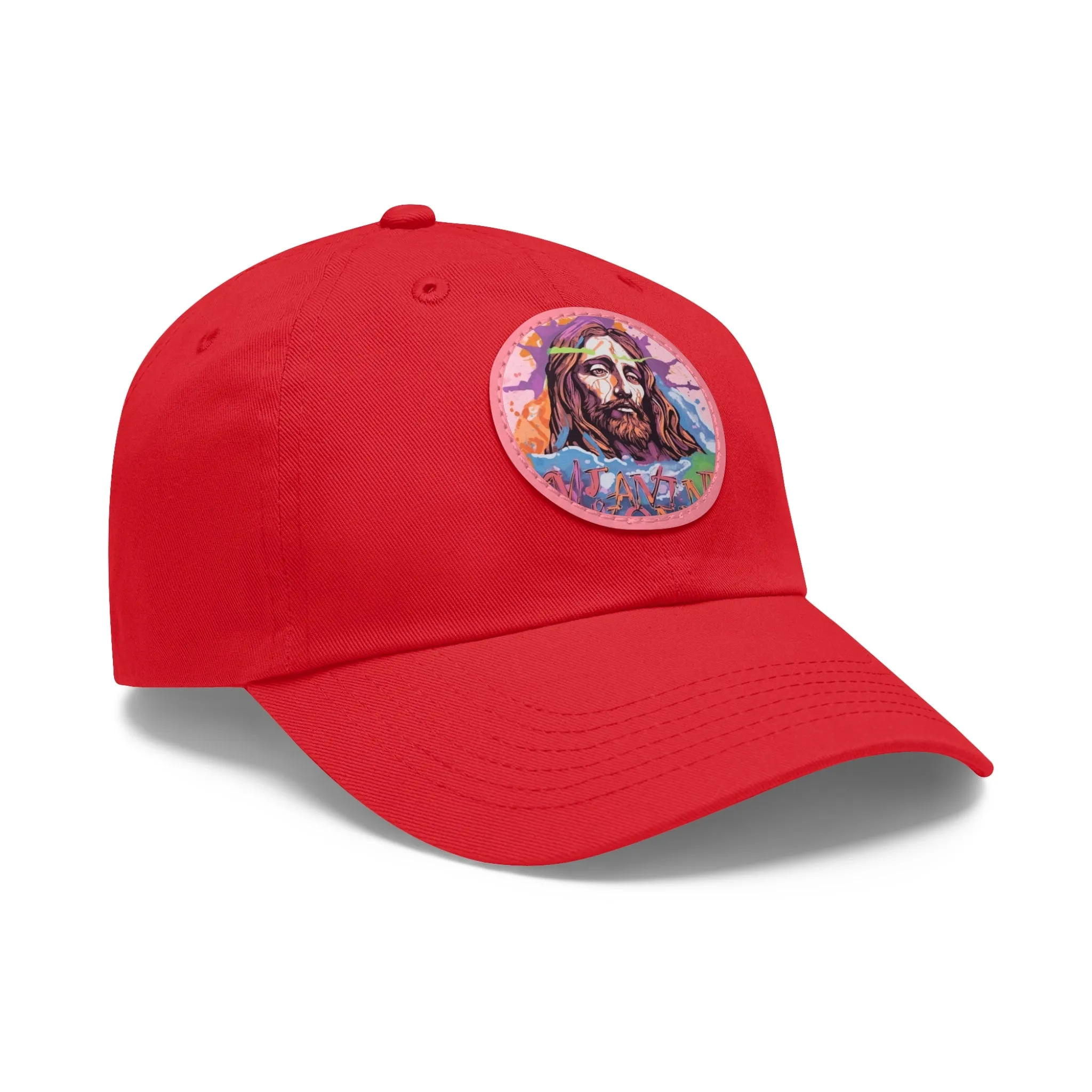 Jesu Christ Dad Hat Leather Patch V2