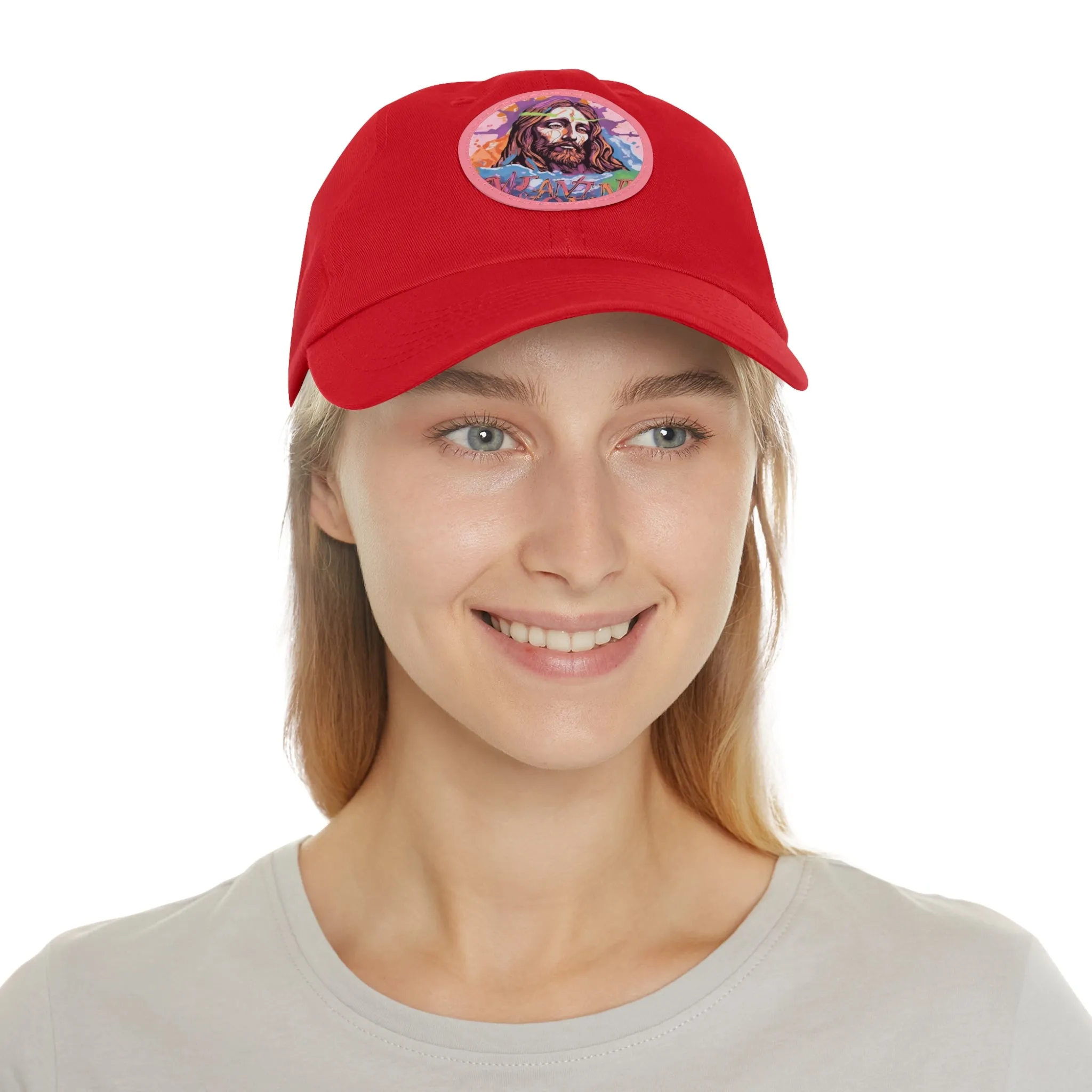 Jesu Christ Dad Hat Leather Patch V2