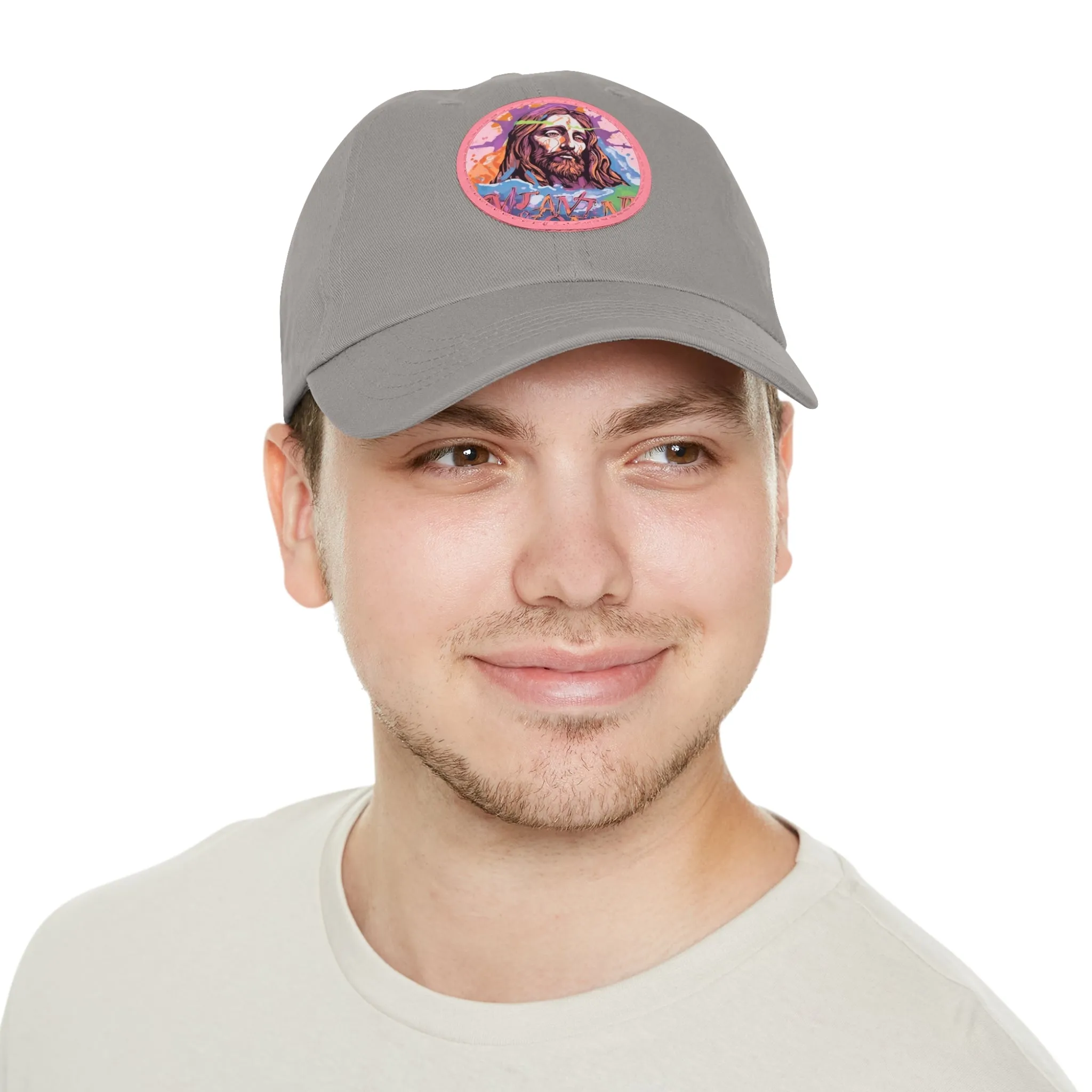 Jesu Christ Dad Hat Leather Patch V2