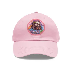 Jesu Christ Dad Hat Leather Patch V2