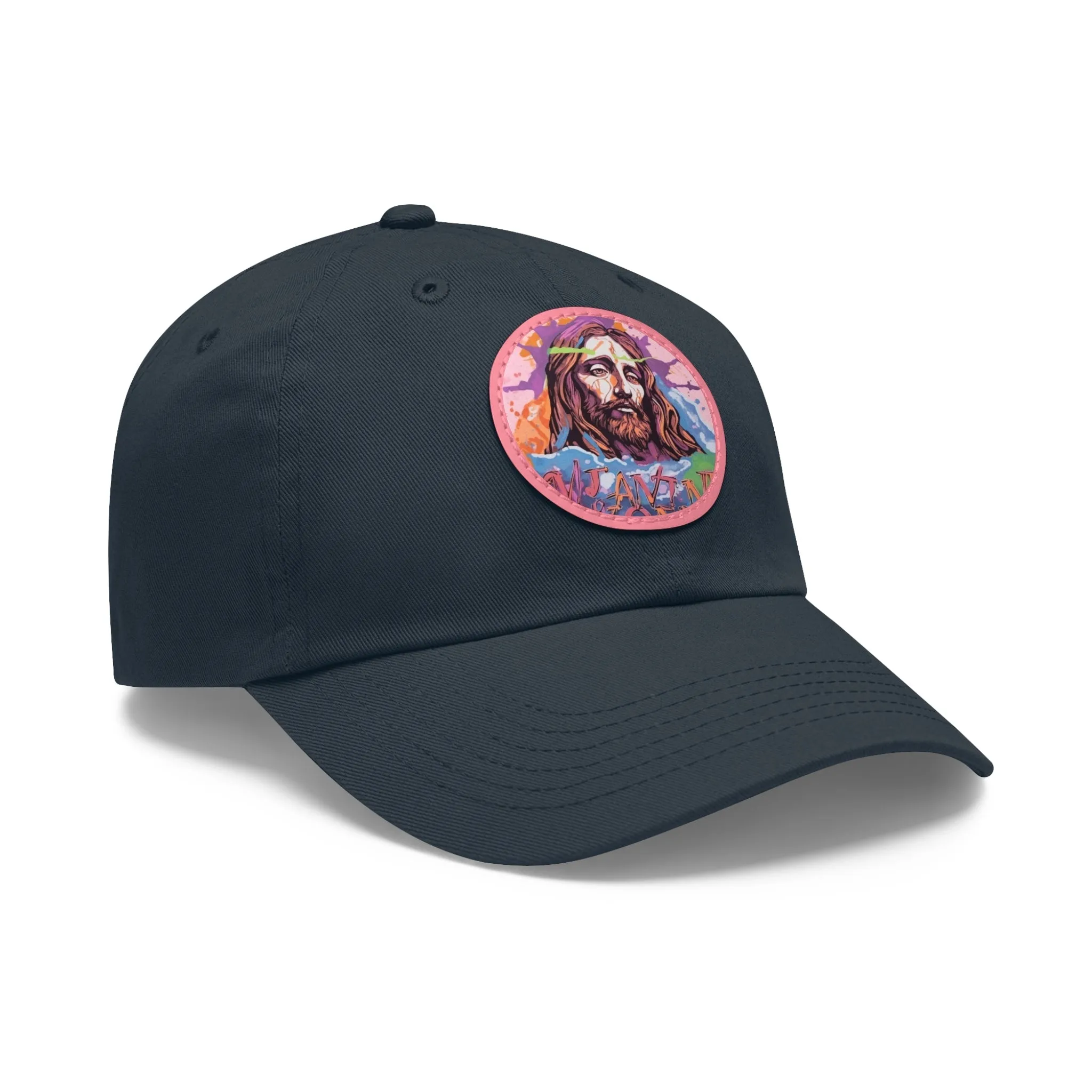 Jesu Christ Dad Hat Leather Patch V2