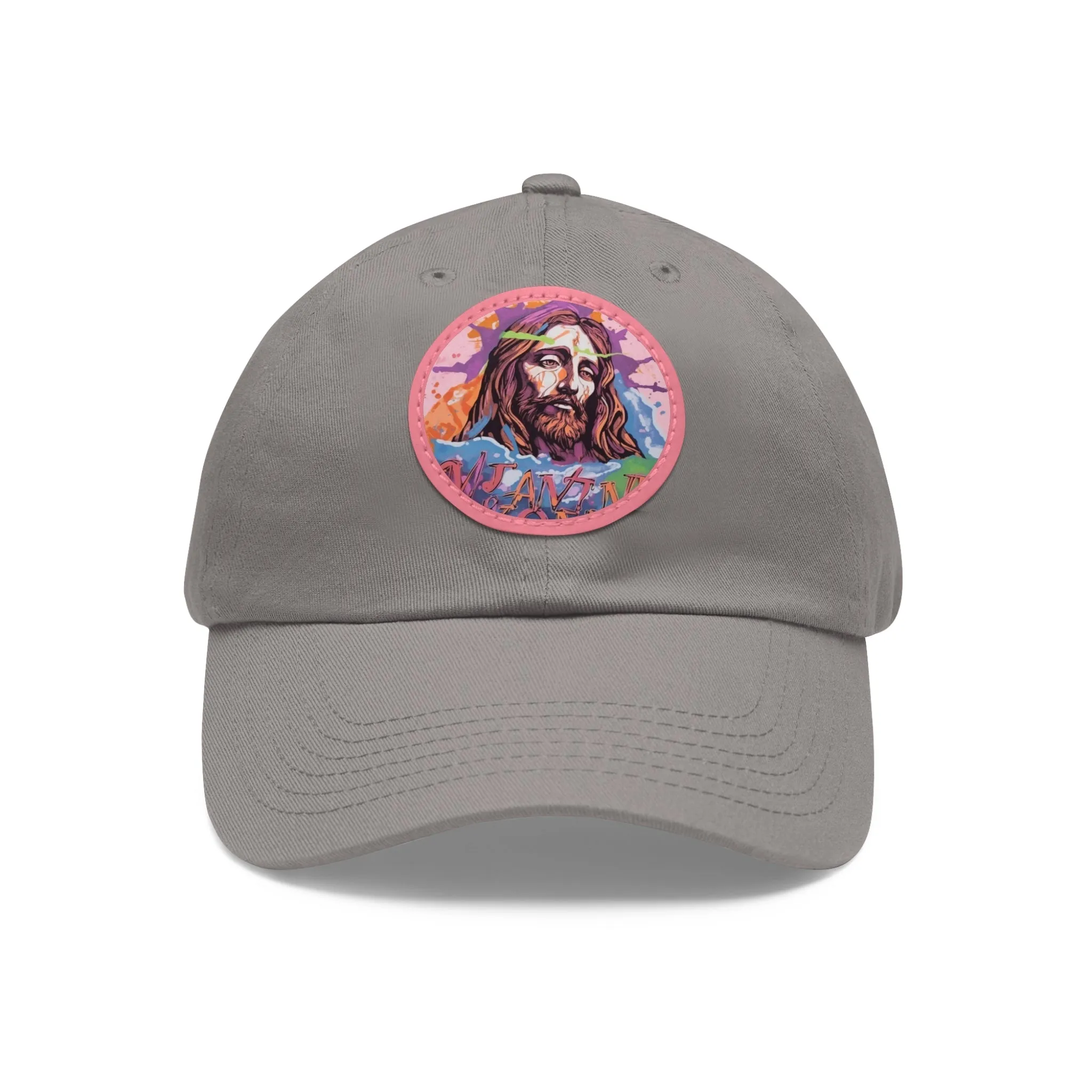 Jesu Christ Dad Hat Leather Patch V2