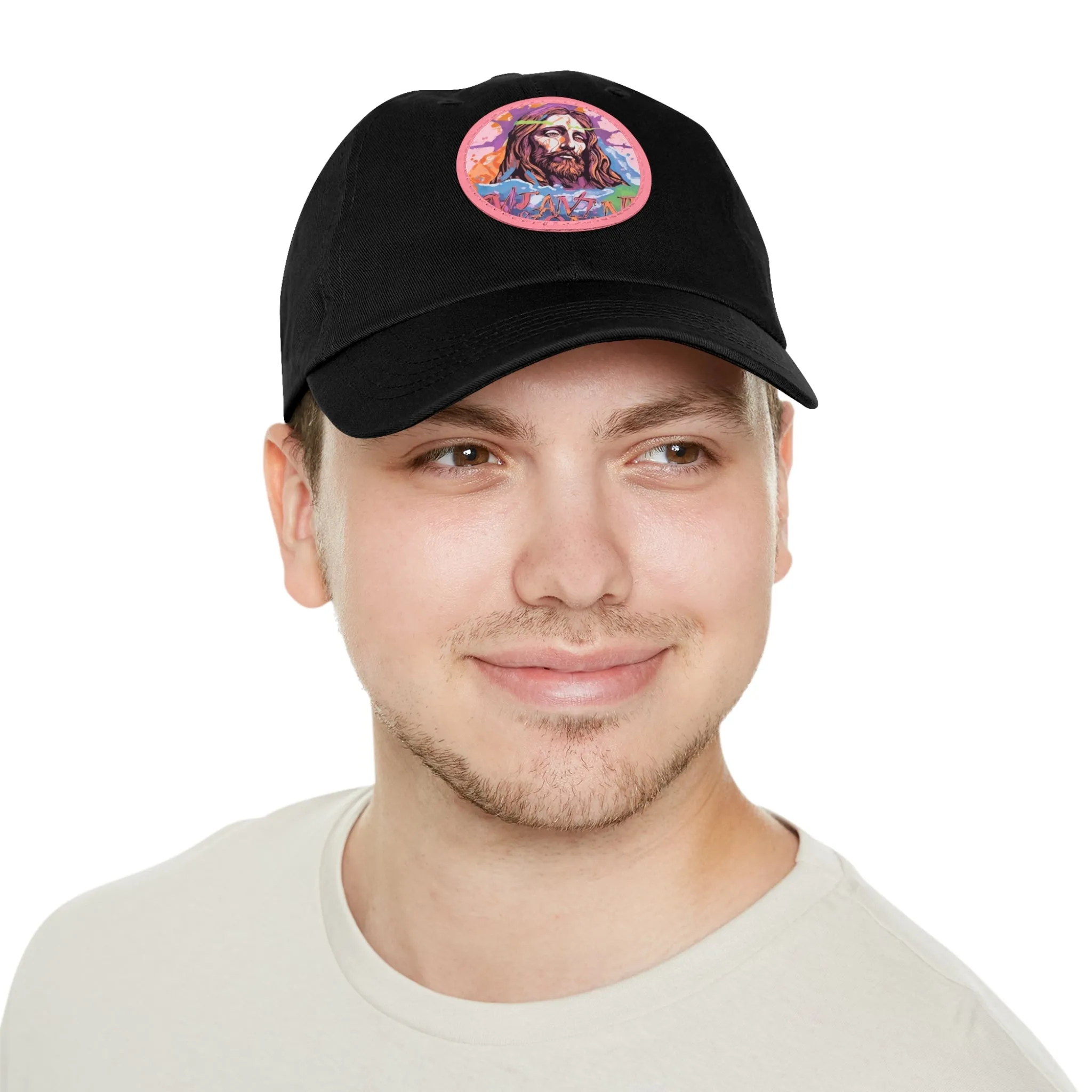 Jesu Christ Dad Hat Leather Patch V2