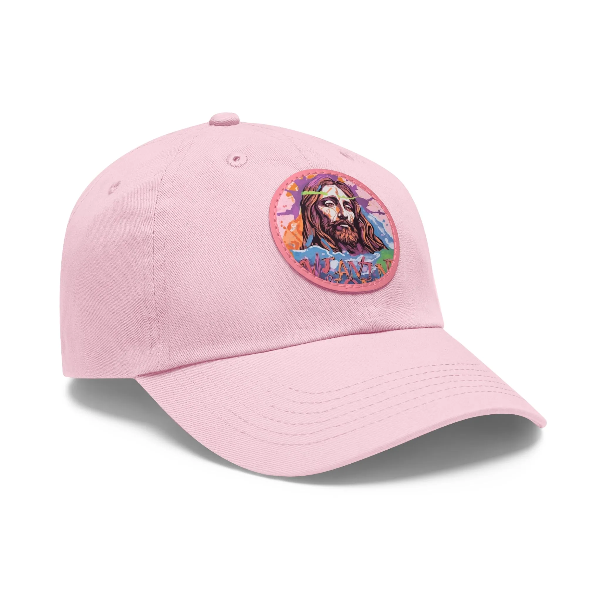 Jesu Christ Dad Hat Leather Patch V2