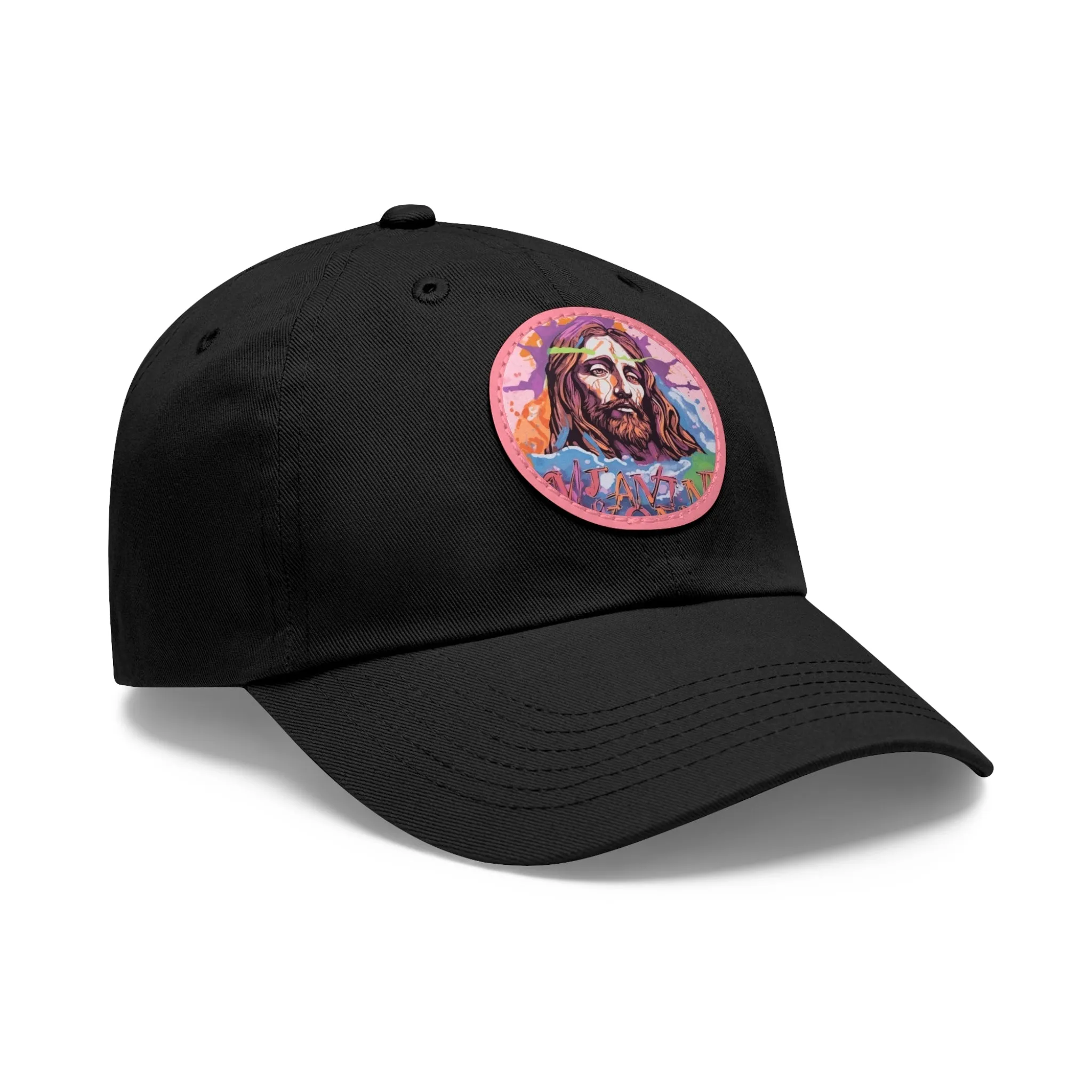 Jesu Christ Dad Hat Leather Patch V2