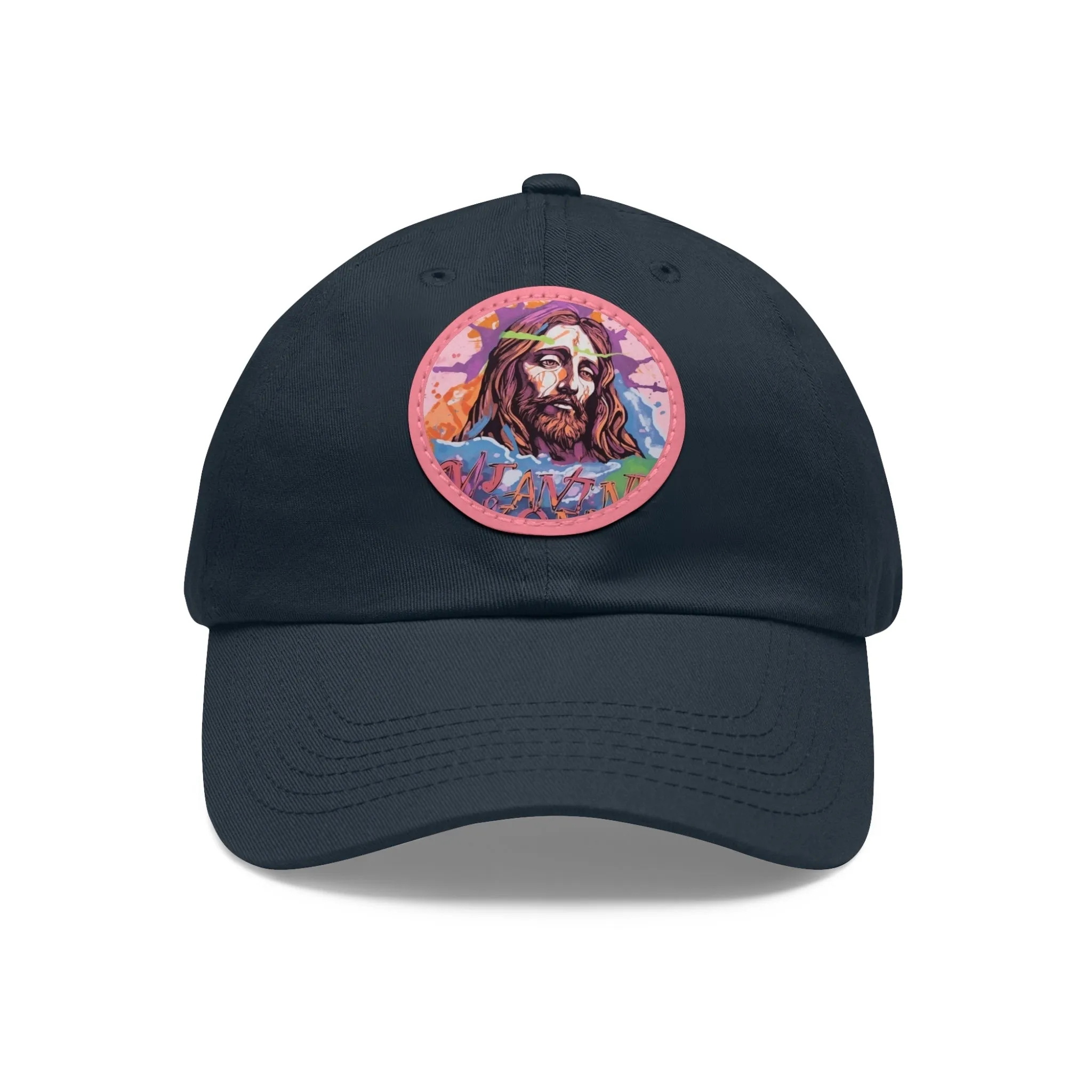 Jesu Christ Dad Hat Leather Patch V2