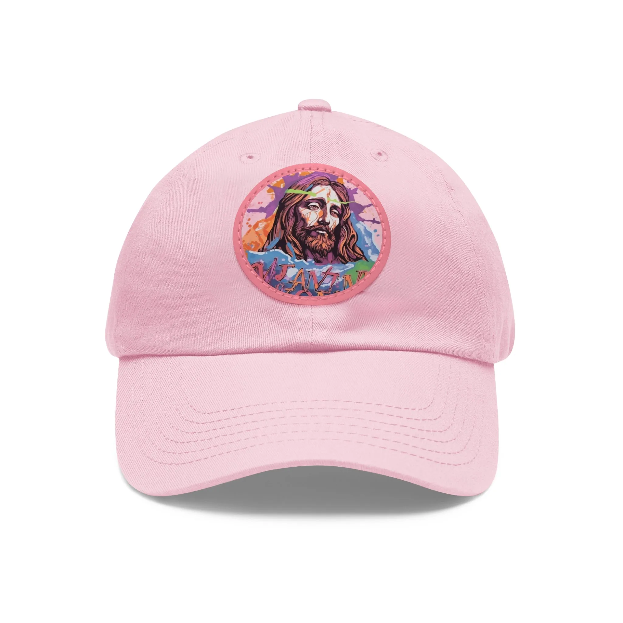 Jesu Christ Dad Hat Leather Patch V2