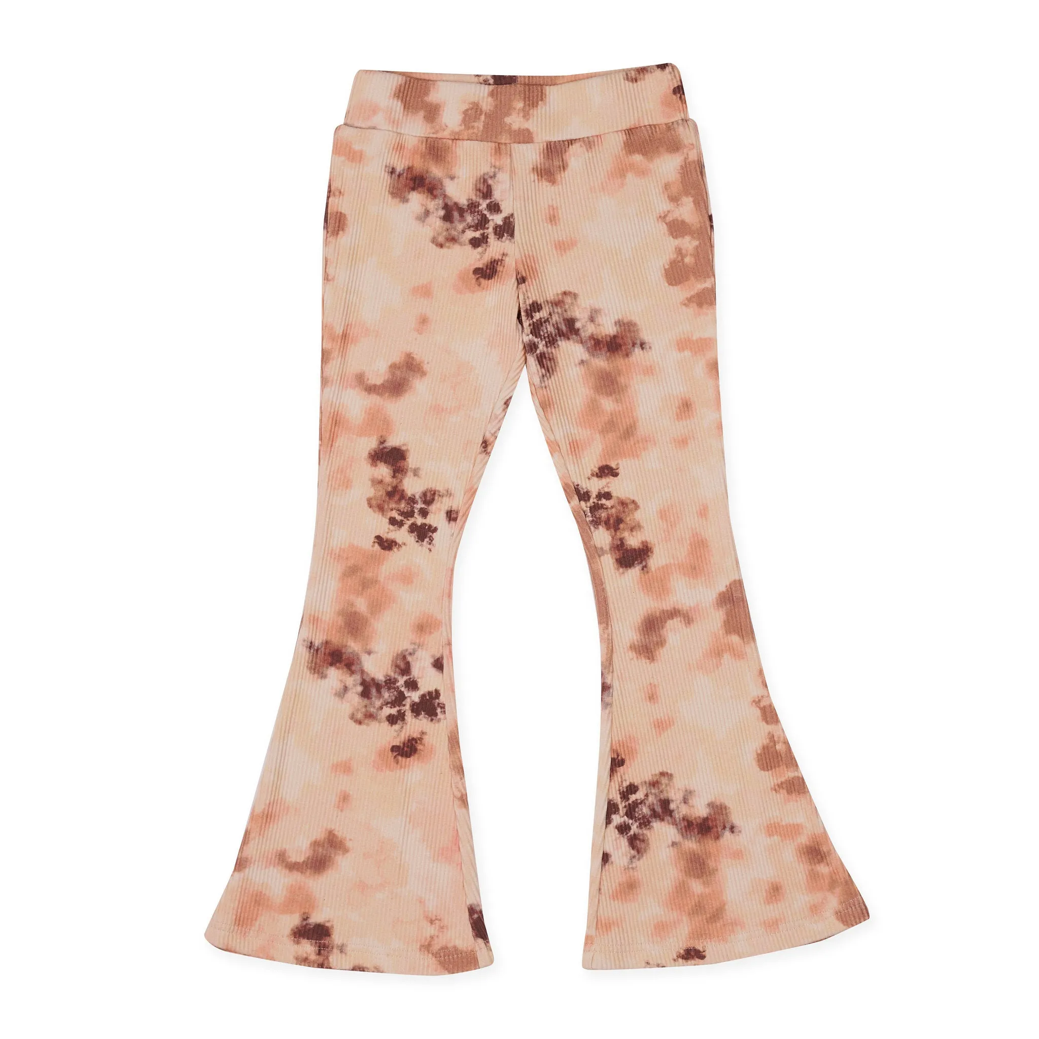 Kapow Kids Tie Dye Rib Bell Pants