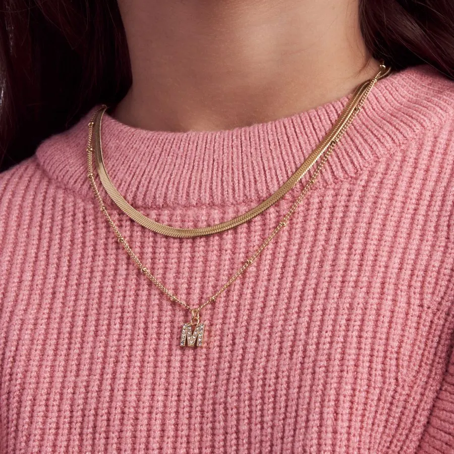 Kids Simple Letter Kette