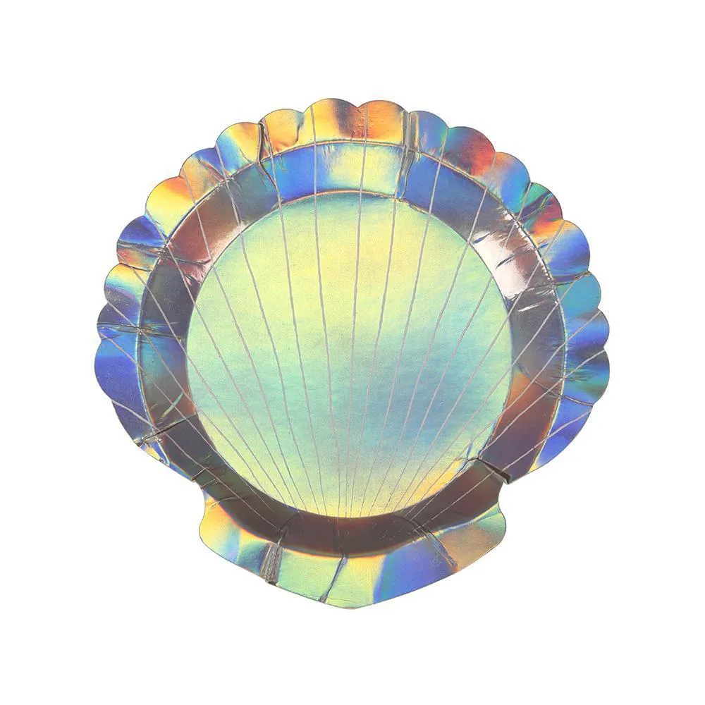 Let's Be Mermaids Shell Plates