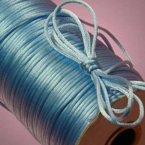 Light Blue Rattail Ribbon
