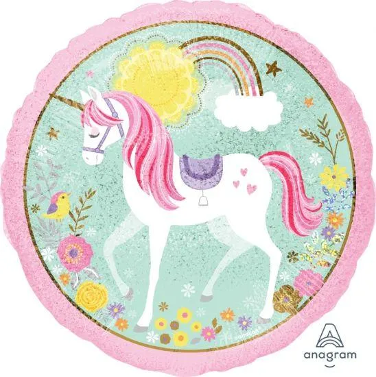 Magical Unicorn Holographic Foil Balloon
