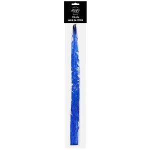 MUOBU Tie-In Holographic Hair Glitter Tinsel - Dark Blue