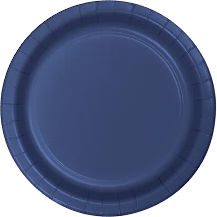 Navy Blue Paper Dinner Plates