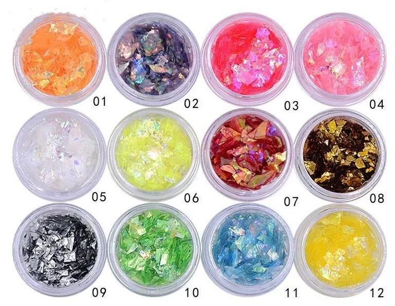NS41 12 Color Holographic Foil Kit