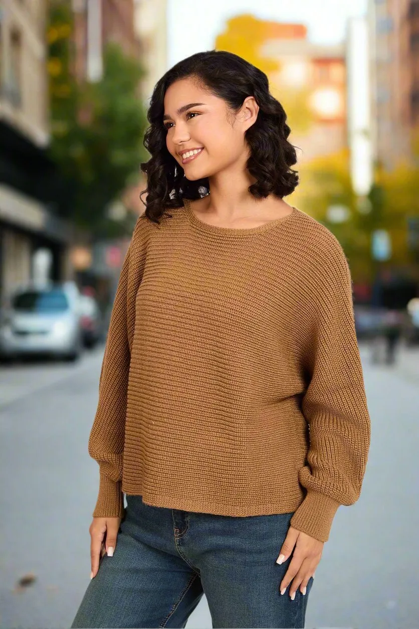Oversize Cropped Pullover