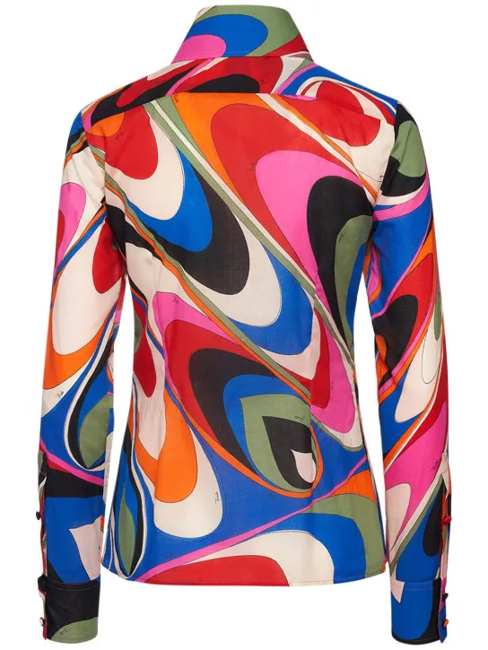 Pucci   Printed cotton long sleeve shirt 
