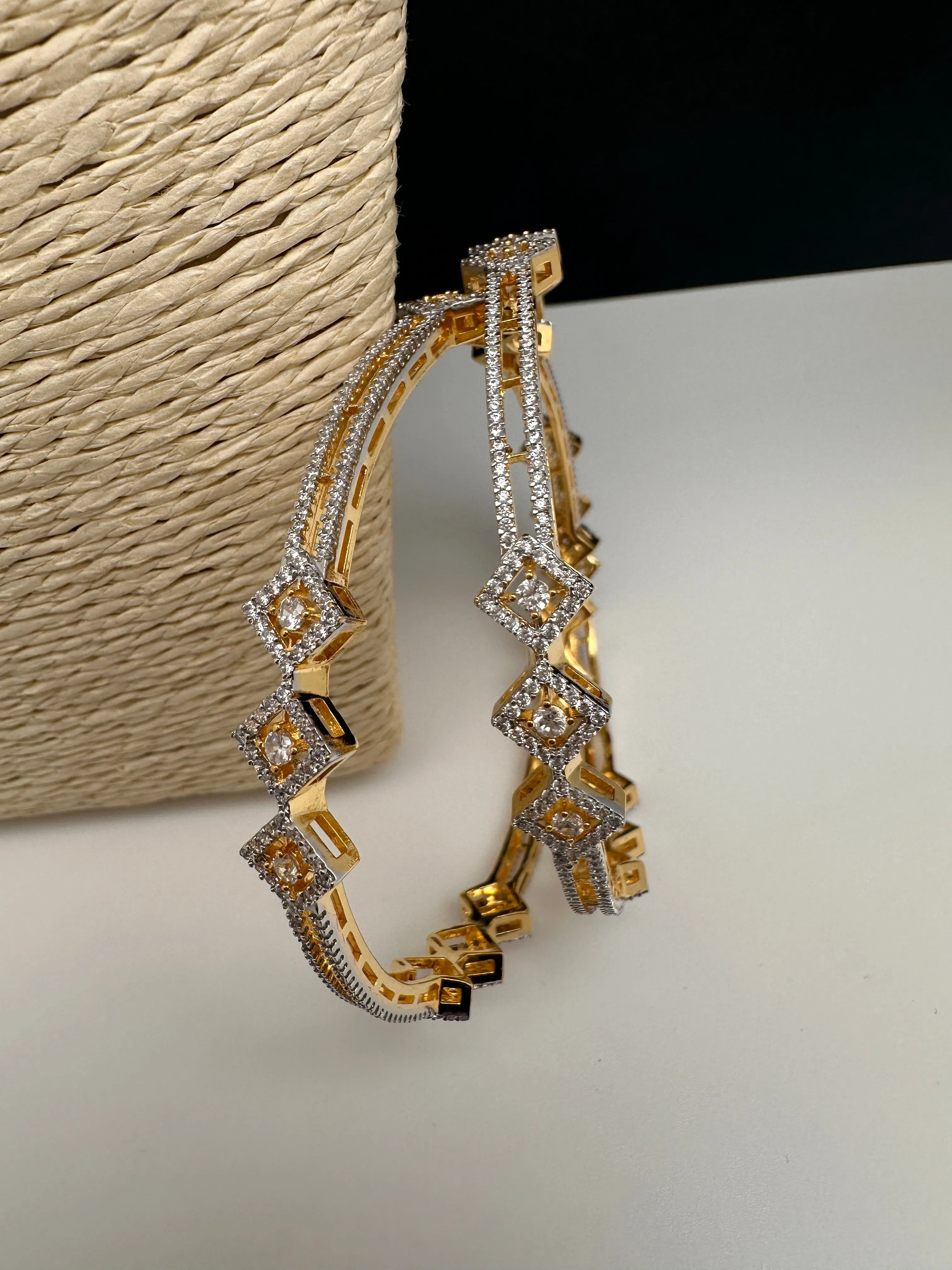 Simple CZ Bangles