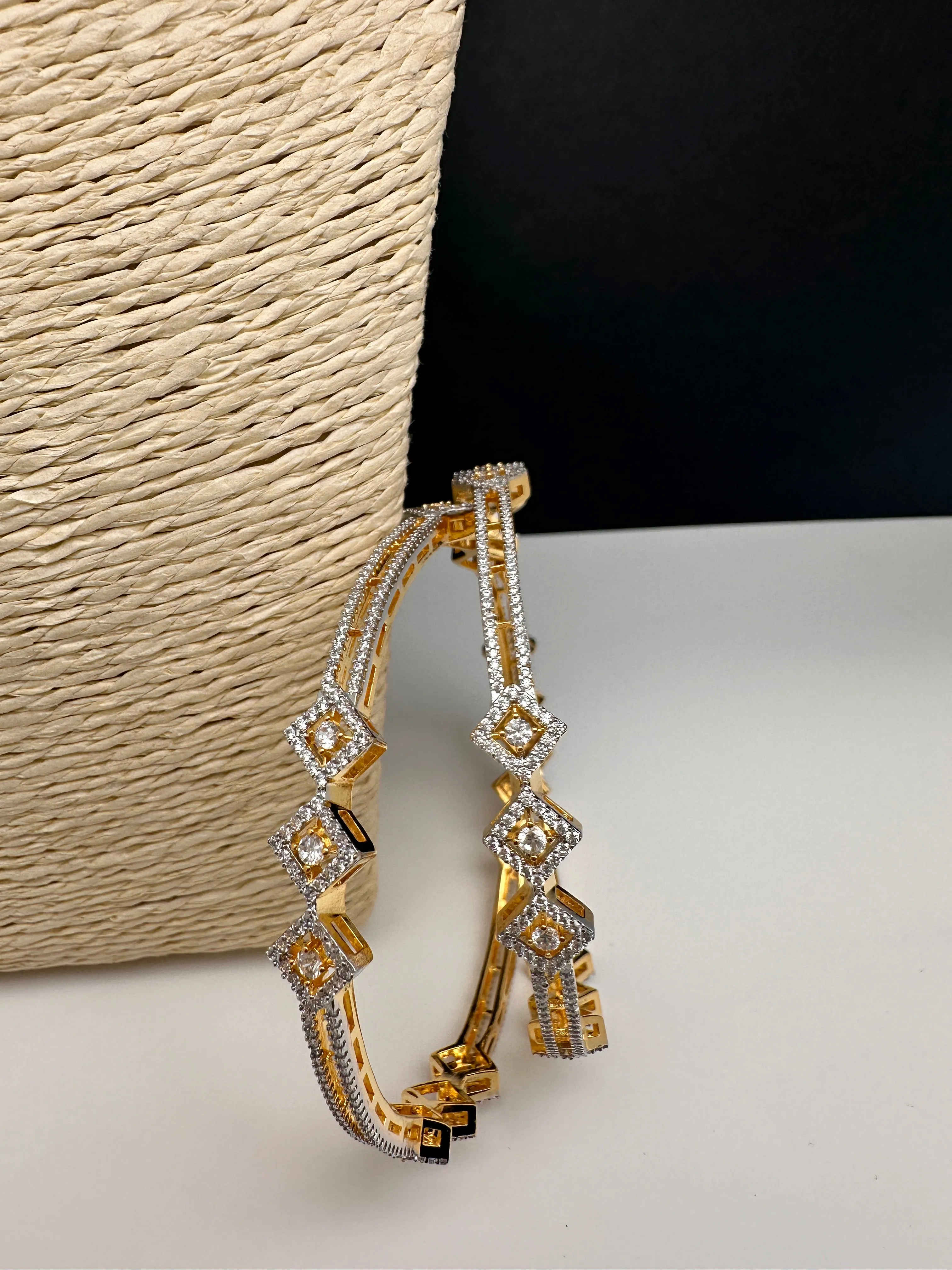 Simple CZ Bangles