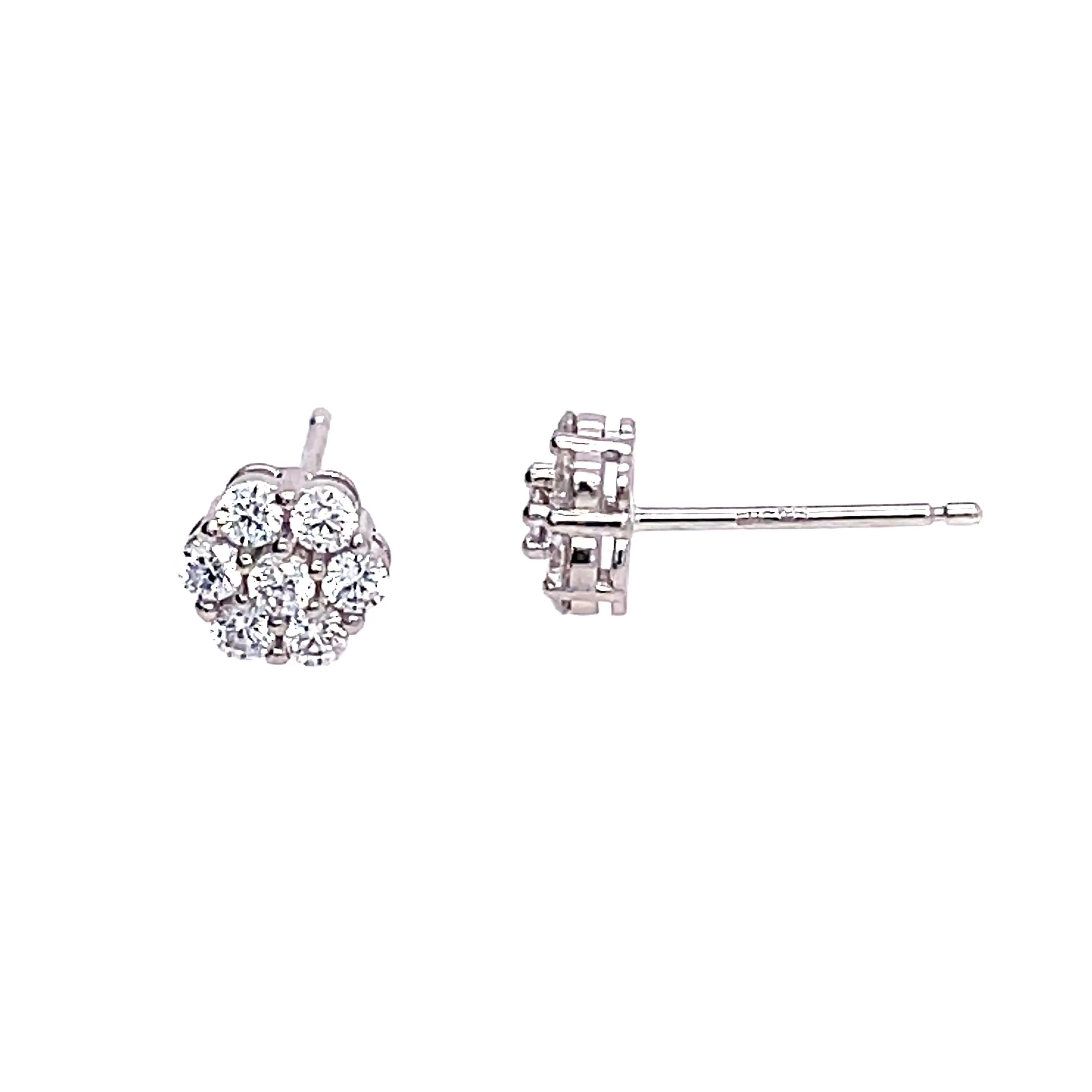 Simple Flower Stud Earrings