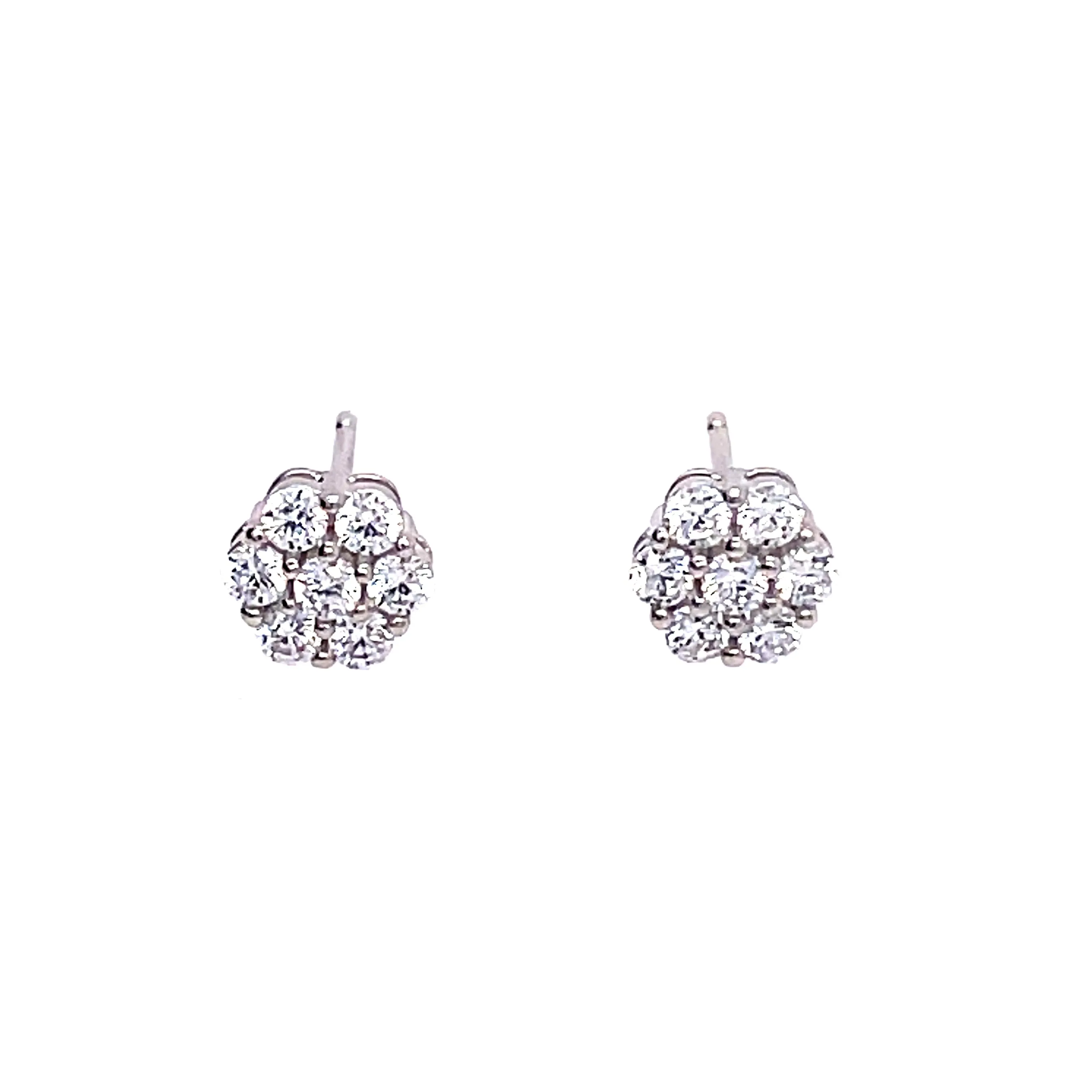 Simple Flower Stud Earrings