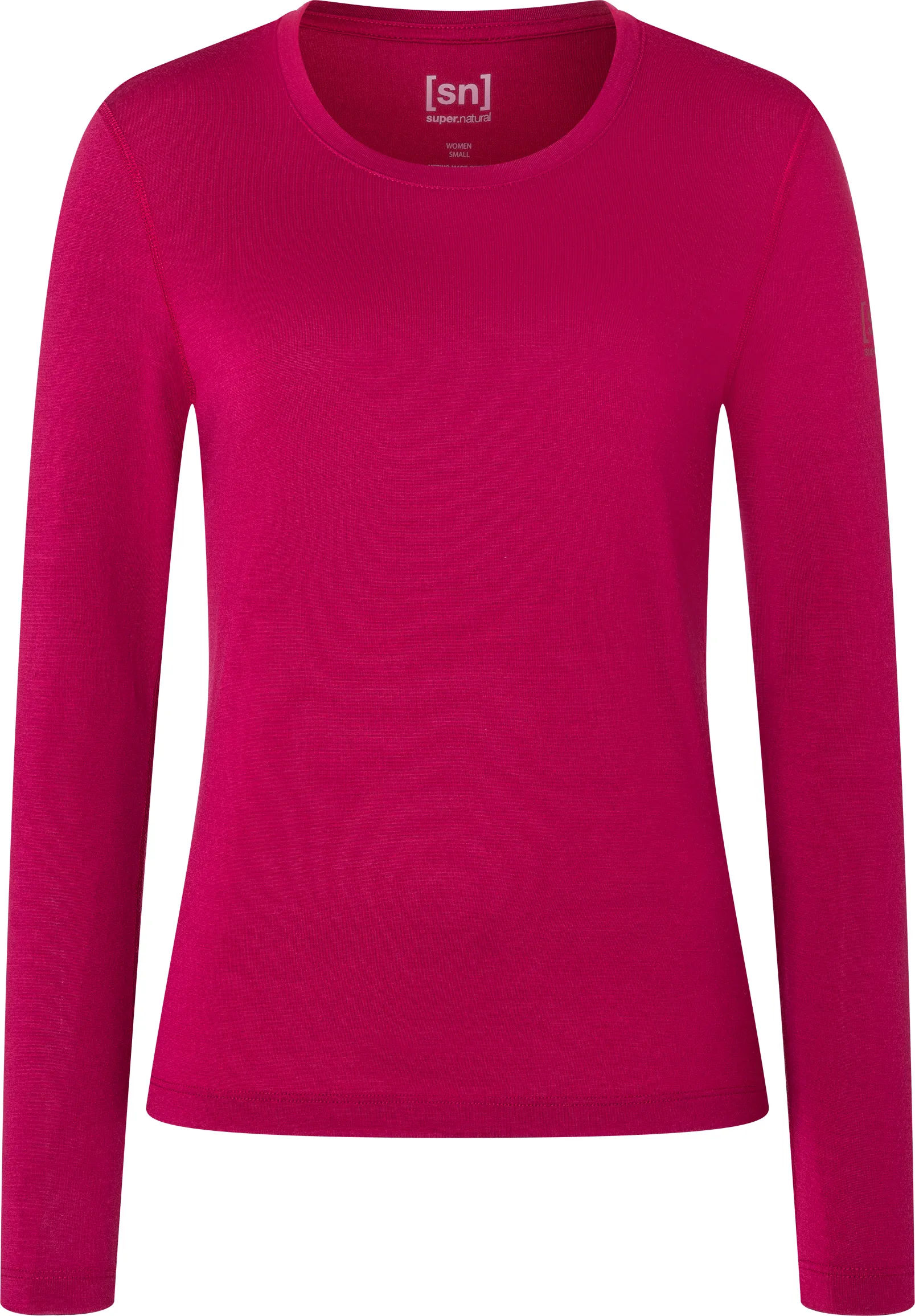 super.natural Women&#x27;s Arctic230 Long Sleeve Sangria | Buy super.natural Women&#x27;s Arctic230 Long Sleeve Sangria here | Outnorth