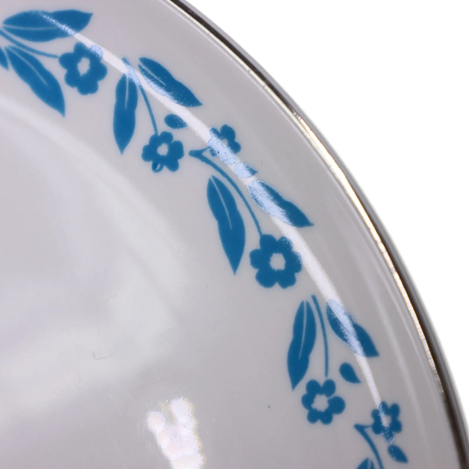 Symphony In Blue by Fine China of Japan 10 3/8" Dinner plate Japan Vintage