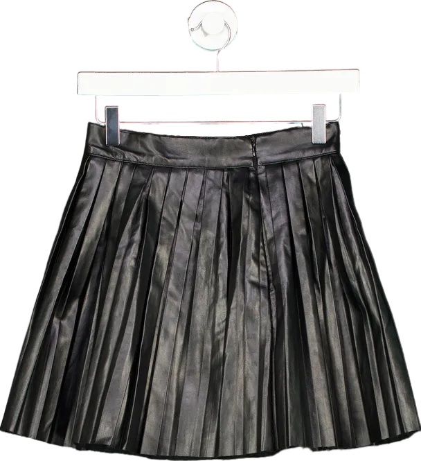Vishaleiman Black Pleated Skirt UK 6