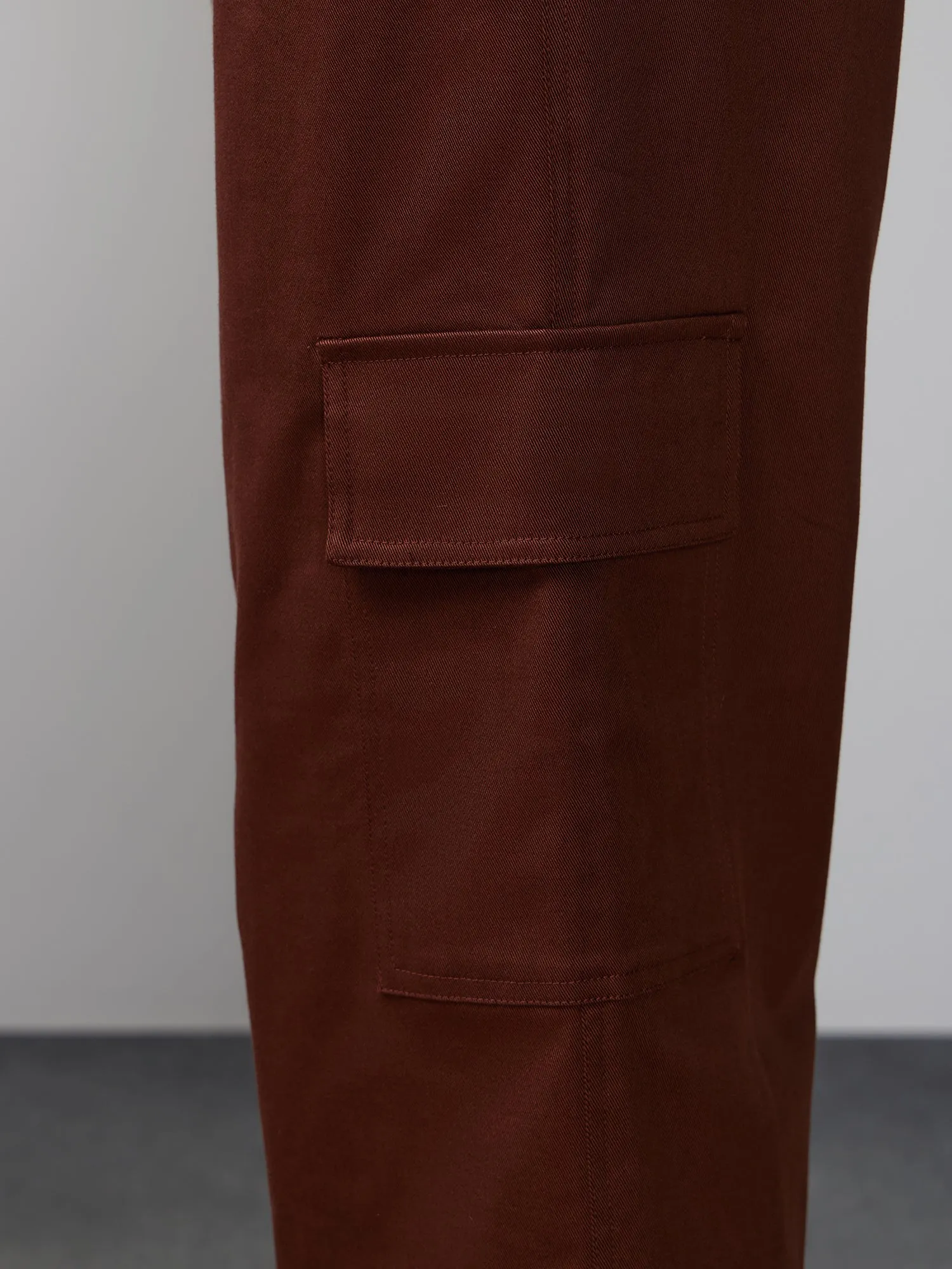 Wide Leg Cargo Chino