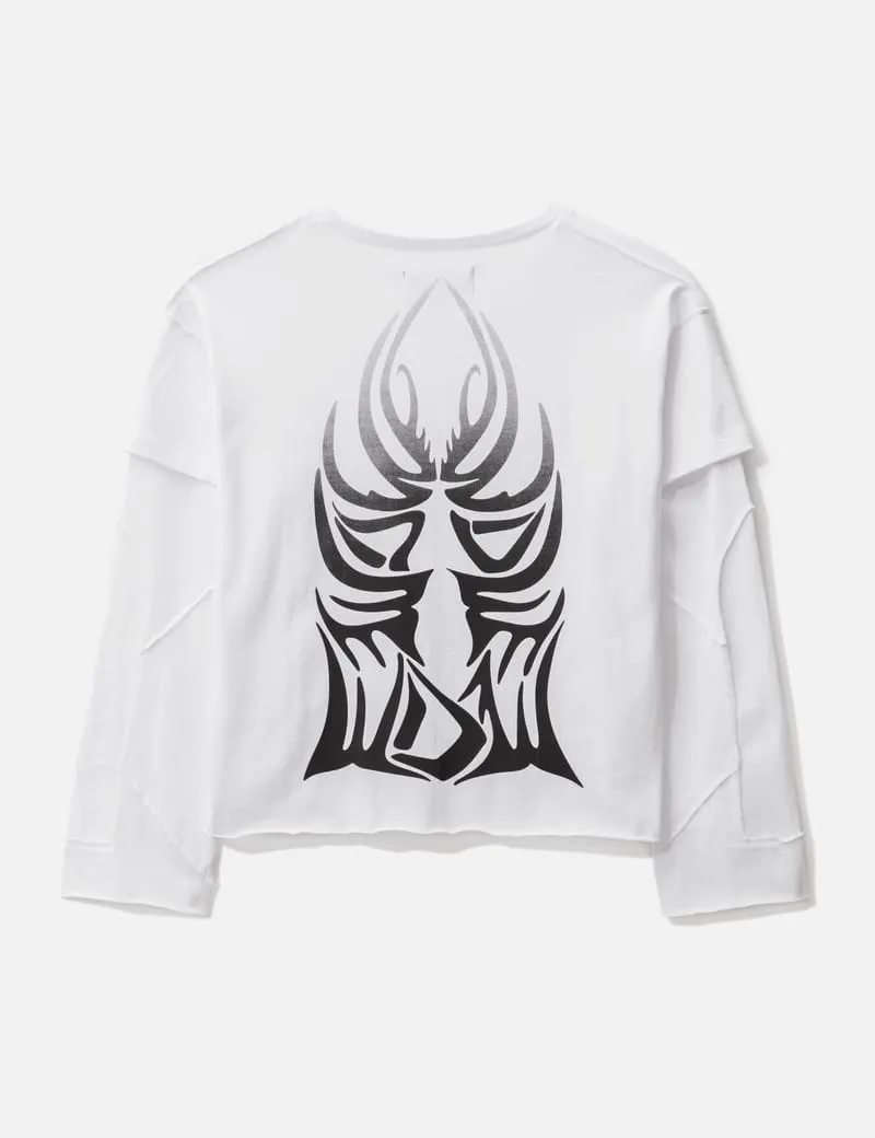 WINGED GRADIENT LONG SLEEVE