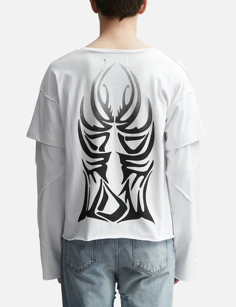 WINGED GRADIENT LONG SLEEVE